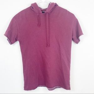 PacSun Shirts - PacSun Long Fit Short Sleeve Hoodie Size Small PacSun Shirts - PacSun Long Fit Short Sleeve Hoodie Size Small